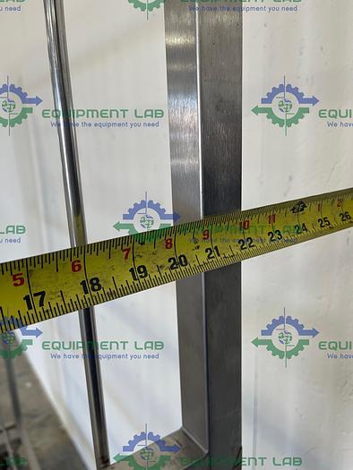 Used 60" x70" x22" Aluminum Cart/Cage w/ Wheels