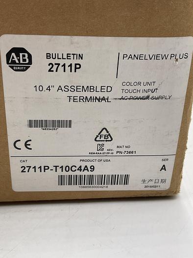 Allen-Bradley 2711P-T10C4A9 Ser A 