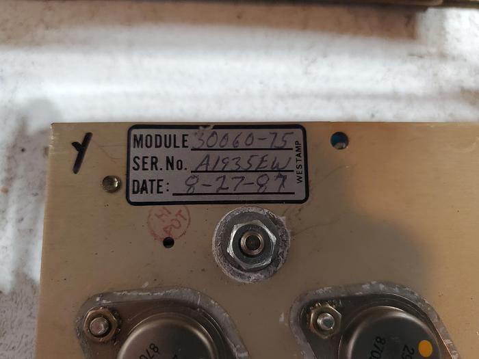 Used Westamp 30059-15 Module 30060-75 Servo Drive Amplifier