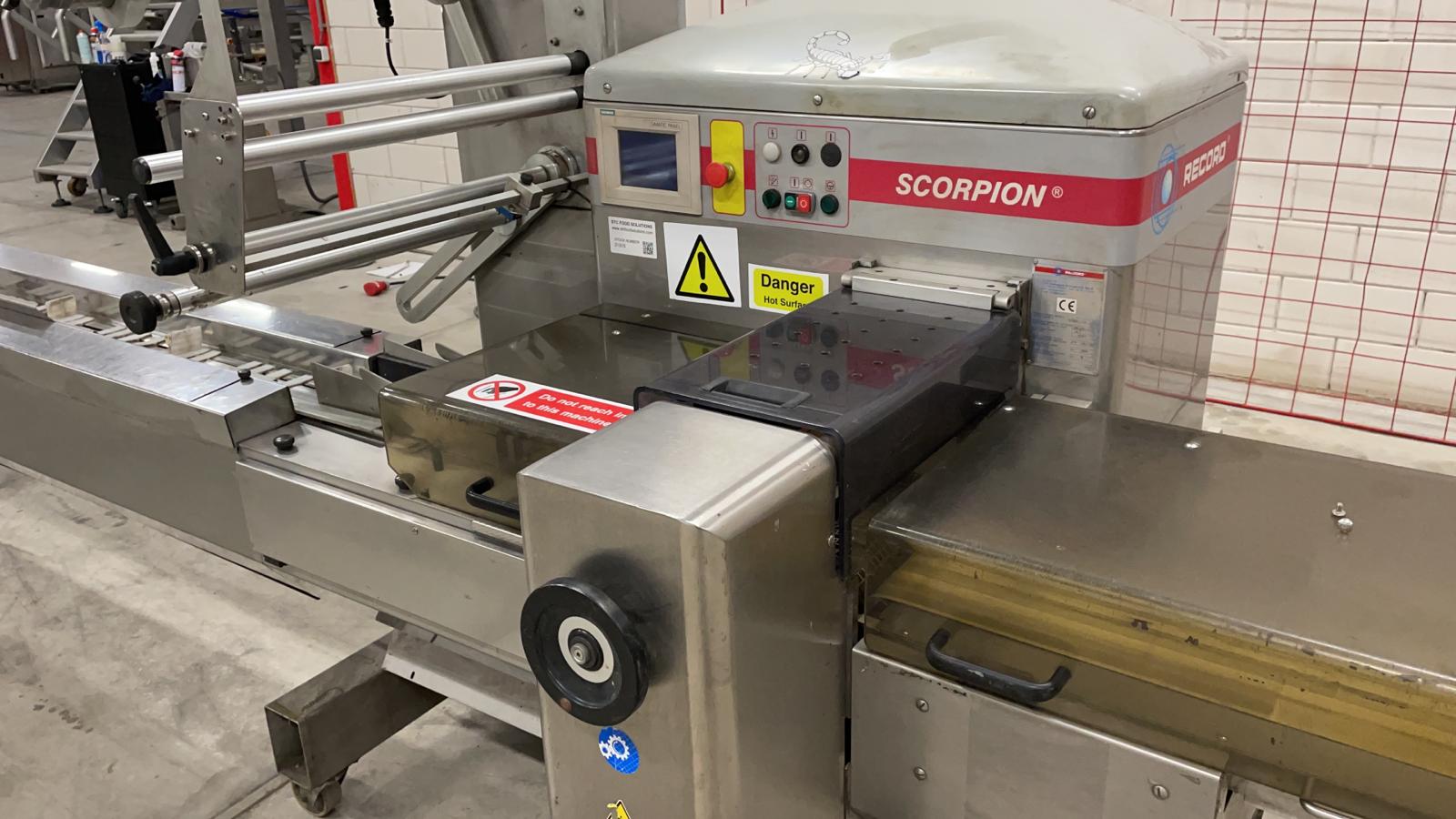 Used 2007 Record Scorpion horizontal wrapper