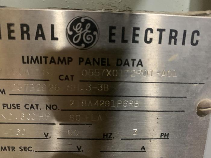 Used GENERAL ELECTRIC LIMITAMP C7160A1189 600 HP CONTROLLER W/ DRAW-OUT AIR-BREAK CONTACTOR