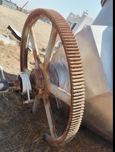 Used Mixer, Conical, 250 CF, Tolan, 316 S/st, Slant Cone, 25 HP, #S741479