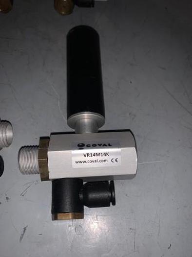 COVAL In-line ejector, male vacuum outlet with dif