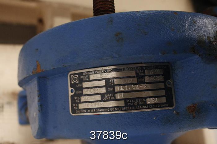 Used Goulds 3196 Pump Casing, 1x1.5x6 #37839