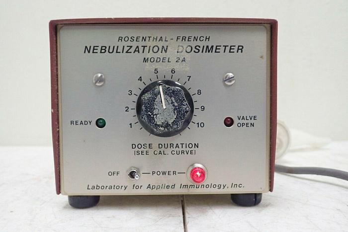 Used Rosenthal French Model 2A Nebulization Dosimeter