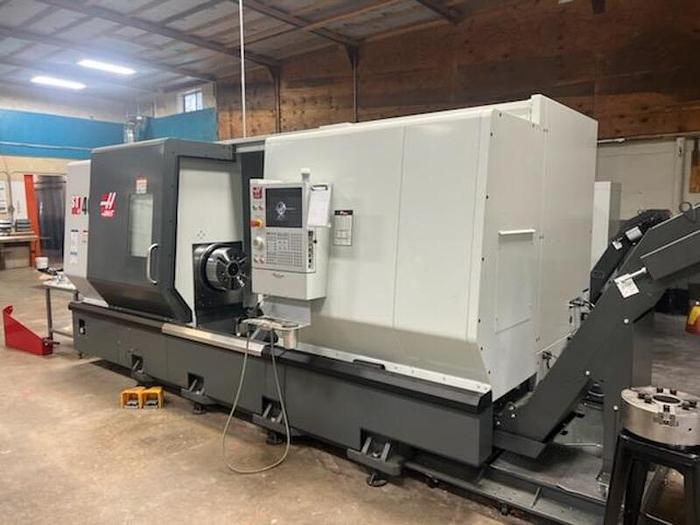 Used 2021 HAAS ST-40 CNC Turning Center with Live Tooling & Programmable Tailstock