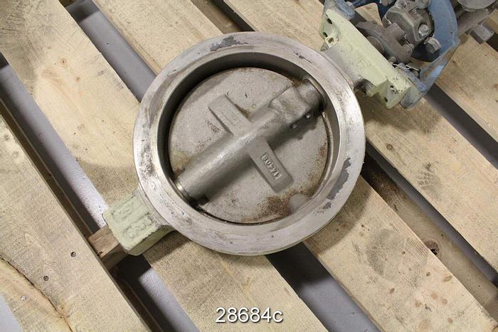 Used Neles Jamesbury 815W113600MT 10" Butterfly Control Valve #28684