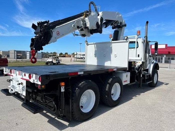 Used Effer 310.11 3s 25130 lb Knuckle Boom on 2009 Freightliner M2 106 Flatbed Truck - CE5787