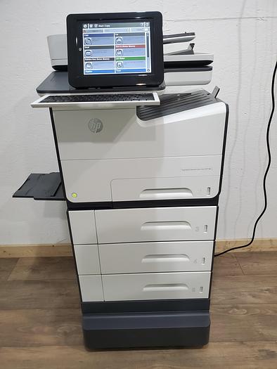 Used HP PageWide MPF 586 Full Color Inkjet Printer. Only 35K Meter!