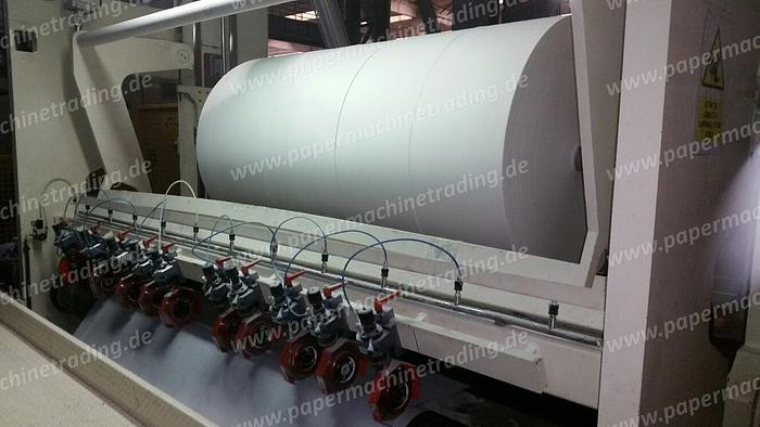 Used (PMT-34) - Tissue Paper machine - 1 Wire Fourdrinier -/including stock preparation and Slitter Rewinder