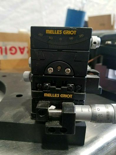 Used Melles Griot Laser Accessories Brackets with Vernier