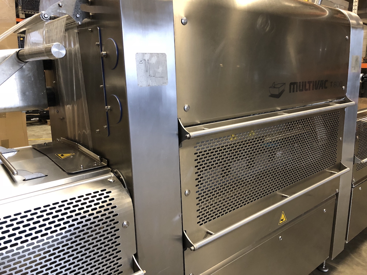 Used Multivac T800 high speed MAP traysealer