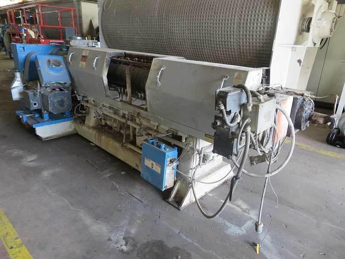Used 1999 PTI pelletizing line with model TS4500 4.5″ 30:1 L/D extruder