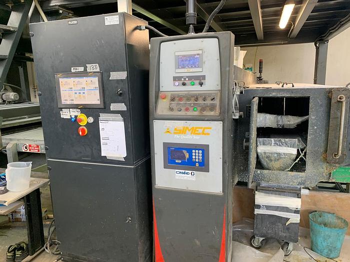 Gebraucht 2015 SIMEC Harz Beschichtungs Anlage 30-50 / Marble resin line 30-50