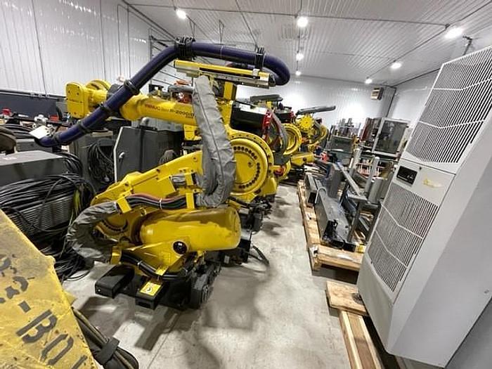 Used 2016 FANUC R-2000iB/250F 6 AXIS ROBOT WITH FANUC R30iB CONTROLLER