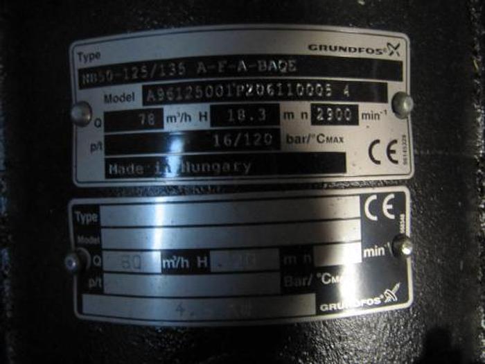 Used Grundfos NB50-125 / 135