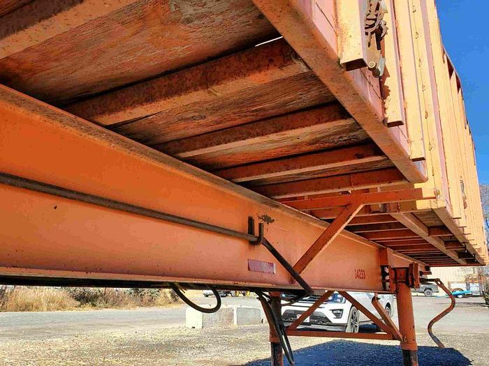 Used Side Dump Trailer Set