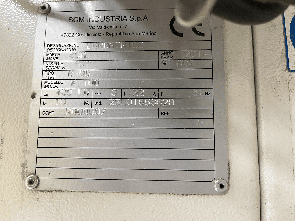 Used SCM Olimpic K 100 - Edgebanding - 2014