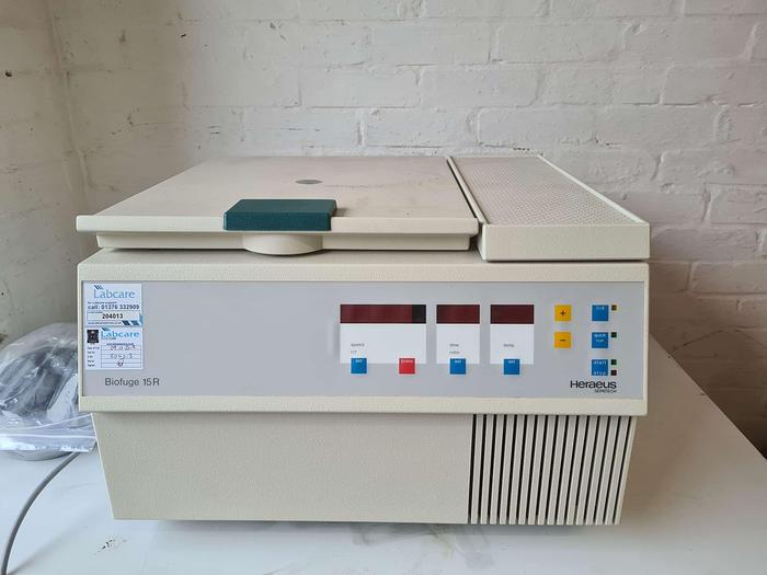 Used Hereaus Sepatech Biofuge 15R Refrigerated Centrifuge 