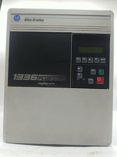 Used ALLEN BRADLEY 1336 PLUS II SENSORLESS VECTOR 1336F-CWF50-AN-EN
