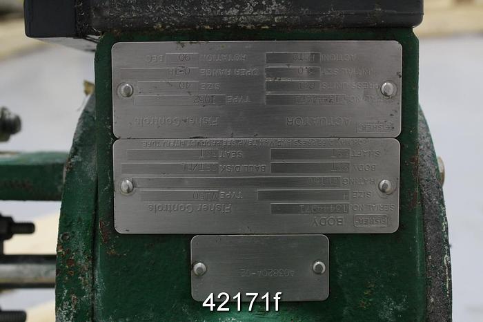 Used Fisher V150 4" Vee Ball Valve #42171