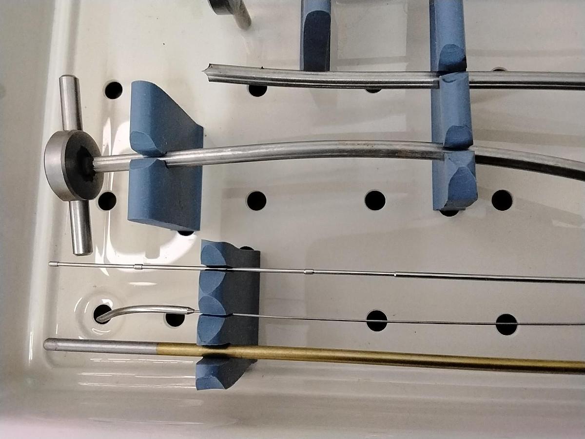 Used Set of 9 Bionix Meniscus Arrows w/ Arthroscopic Instrument Tray
