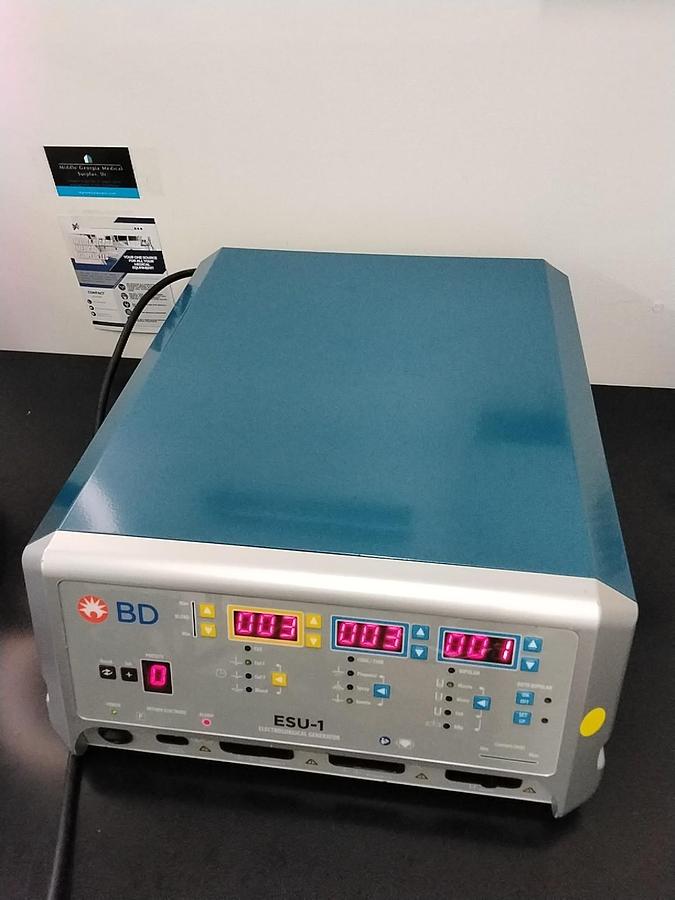 Used Becton Dickinson ESU-1 Electrosurgical Unit | MFG 2019