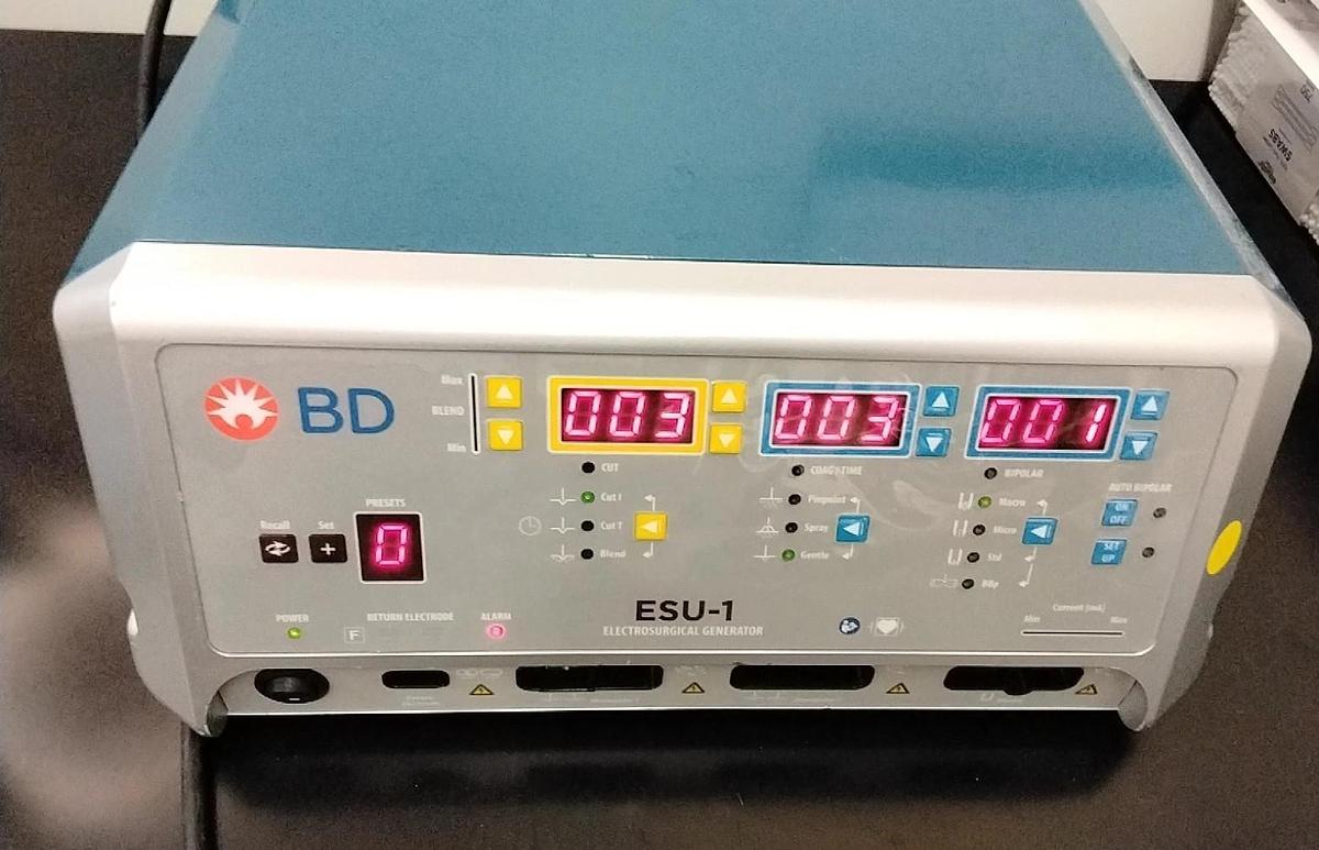Used Becton Dickinson ESU-1 Electrosurgical Unit | MFG 2019