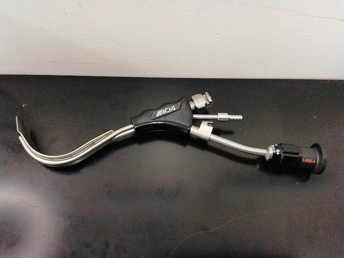 Used Circon ACMI LARS - AL Adult Long Laryngoscope Kit - In Case