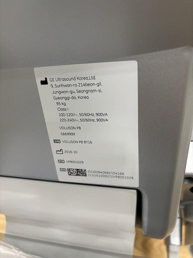Used GE Voluson P8, 1 Probe 4C 3D/4D Ultrasound