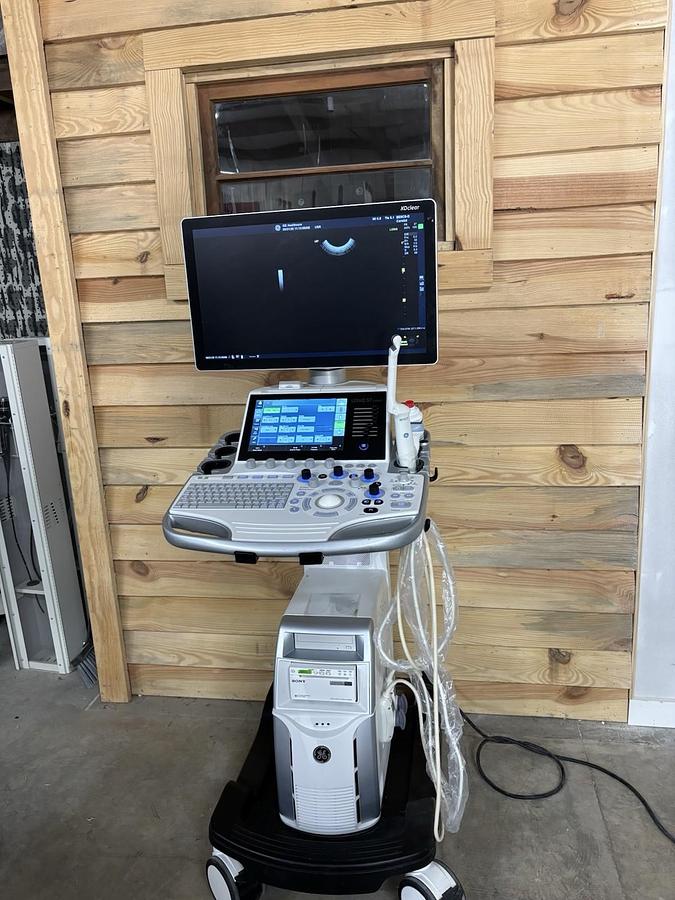 Used GE Logiq S7 Expert Ultrasound System W SW: R3 And Probes 2018