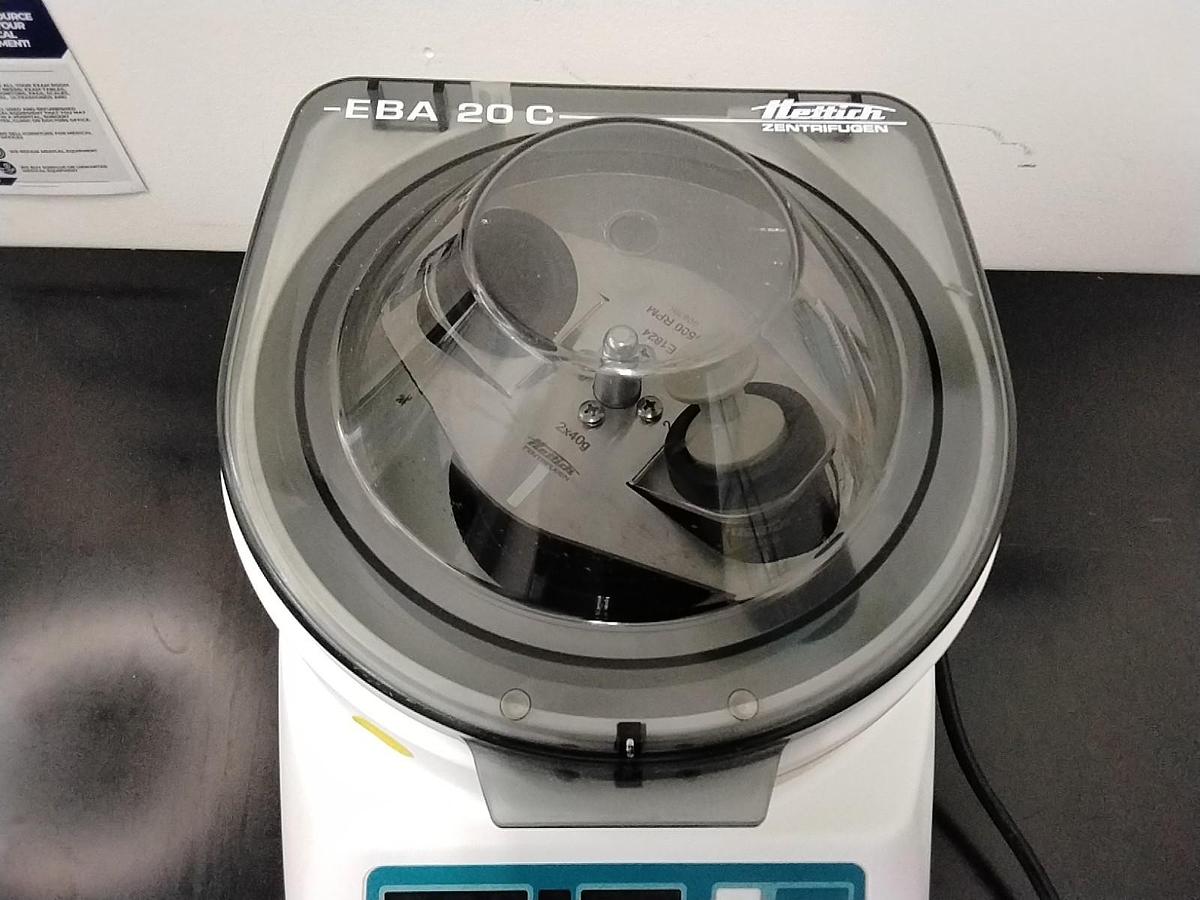 Used Hettich Zentrifugen EBA 20C 4500 RPM Centrifuge
