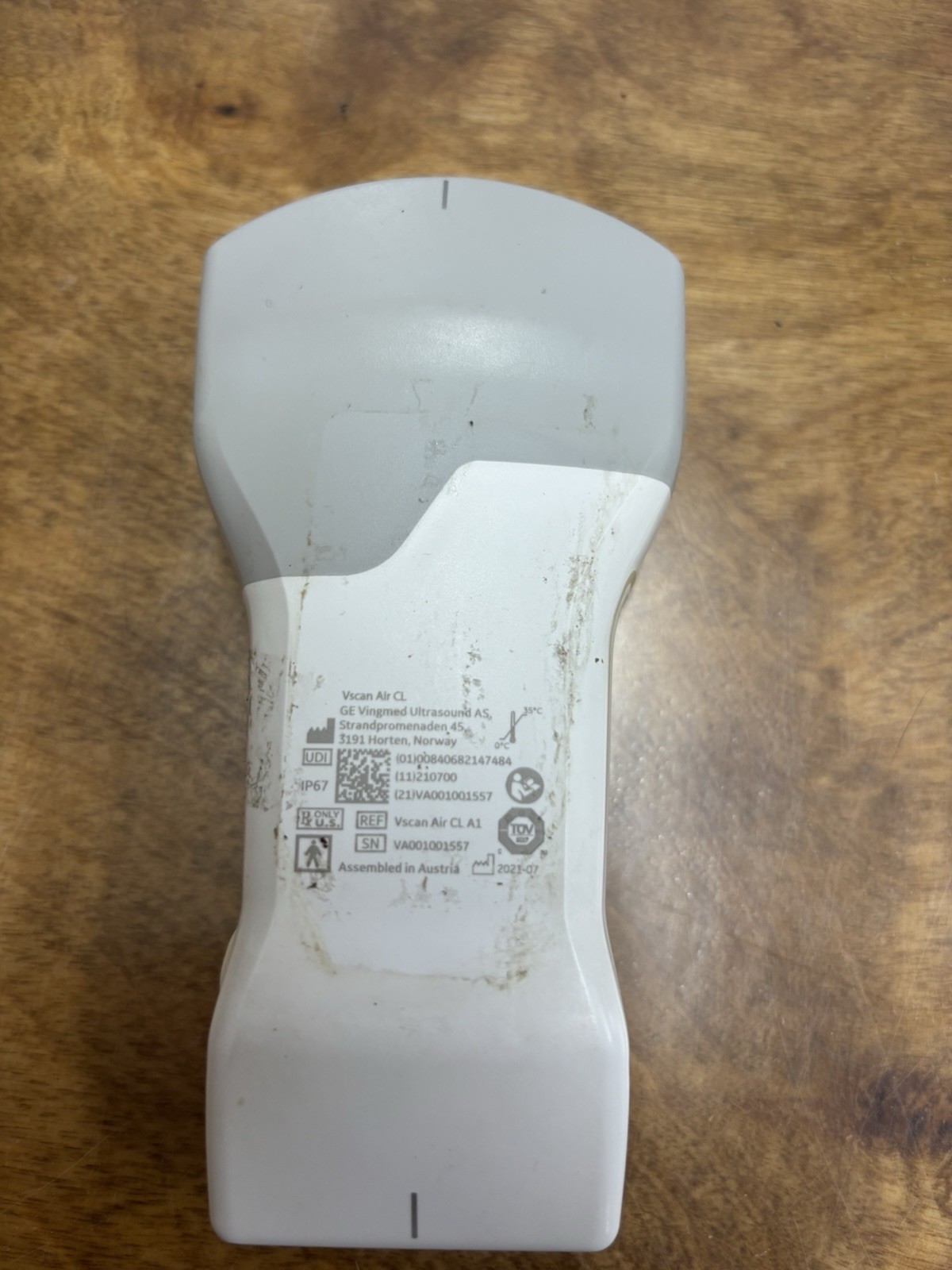 Used GE VScan Air CL Portable Handheld Ultrasound