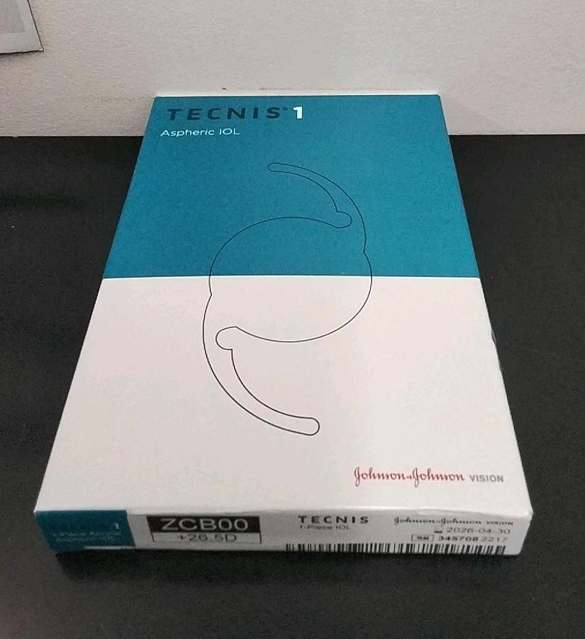 Technis 1 Aspheric IOL ZCB00 26.5D Lens by Johnson and Johnson