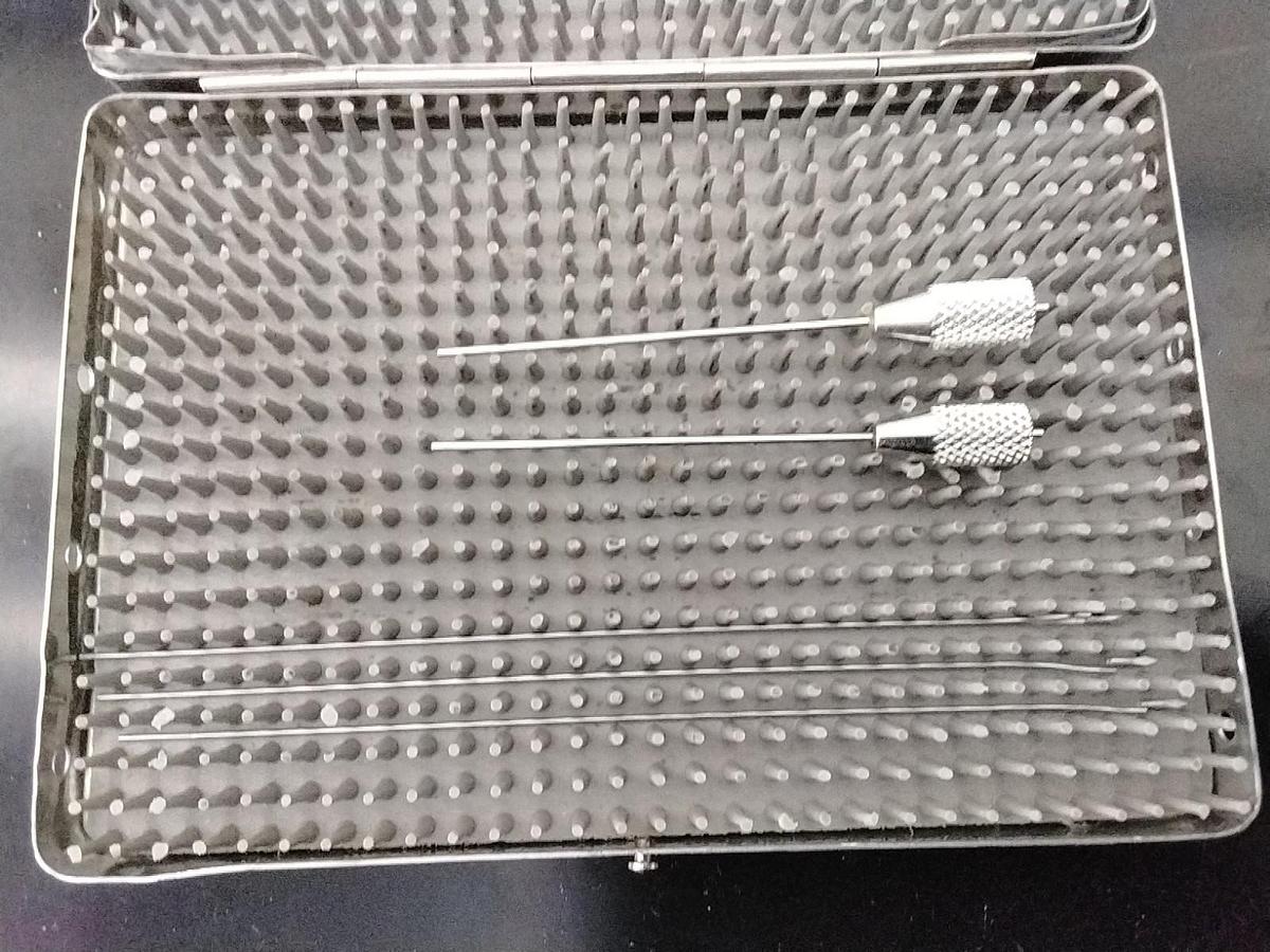 Used GORE 1GSP01 8 Piece Suture Passer Instrument Set W/Case