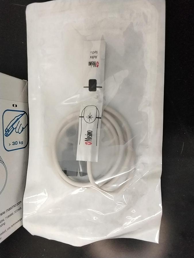 Used MASIMO 2317 LNCS Adxt-3 Sp02 Adult 3' Pulse Oximeter Sensor -Box of 18