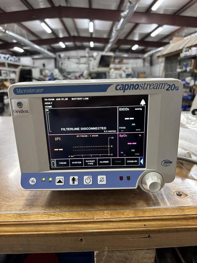 Used Oridion Capnostream 20P Capnography Monitor