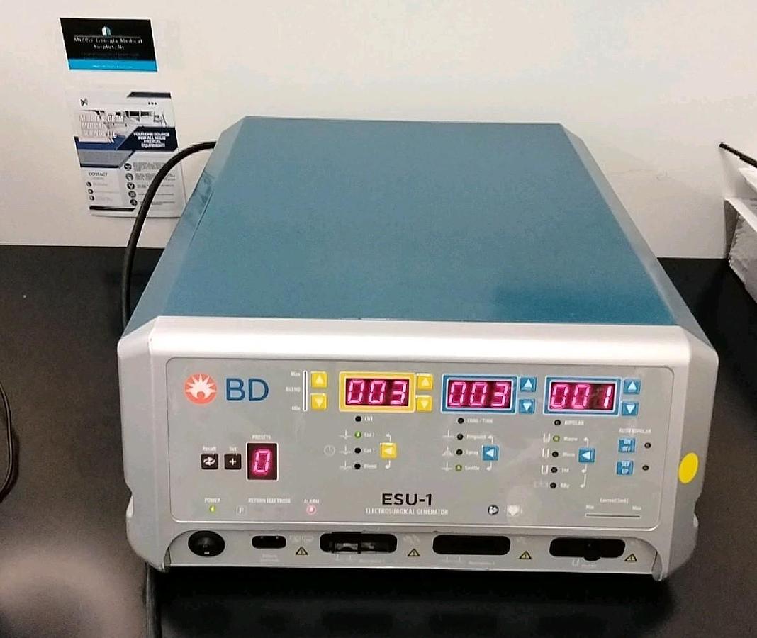 Used Becton Dickinson ESU-1 Electrosurgical Unit | MFG 2019