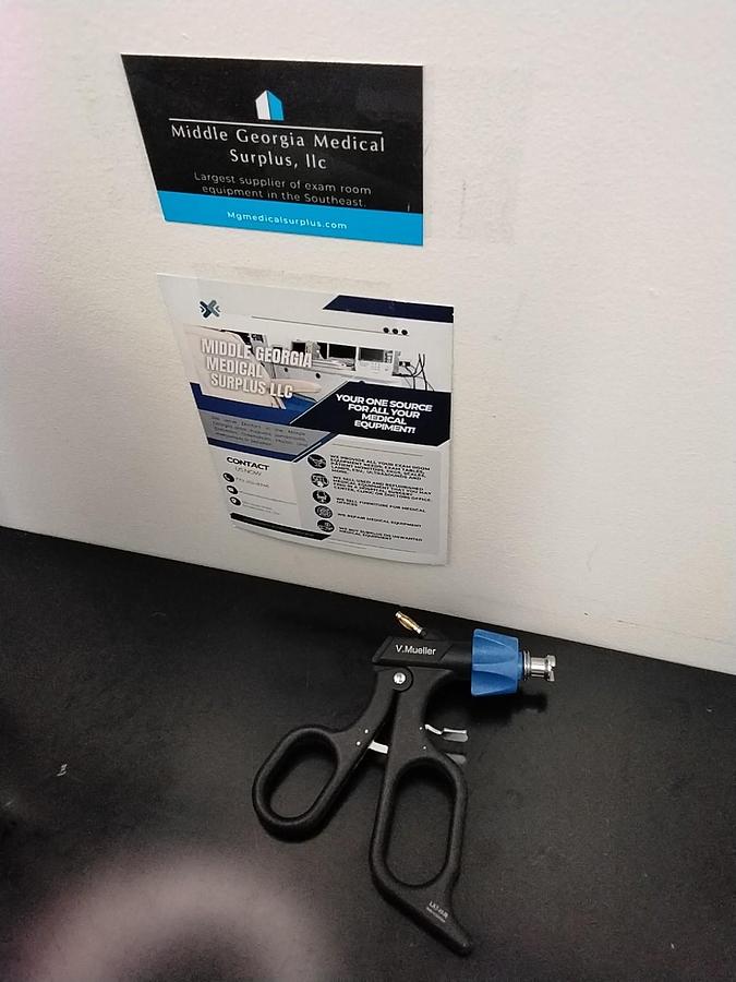 Used Von Mueller REF LAT-H-R, Ratcheted Laparoscopy Handle