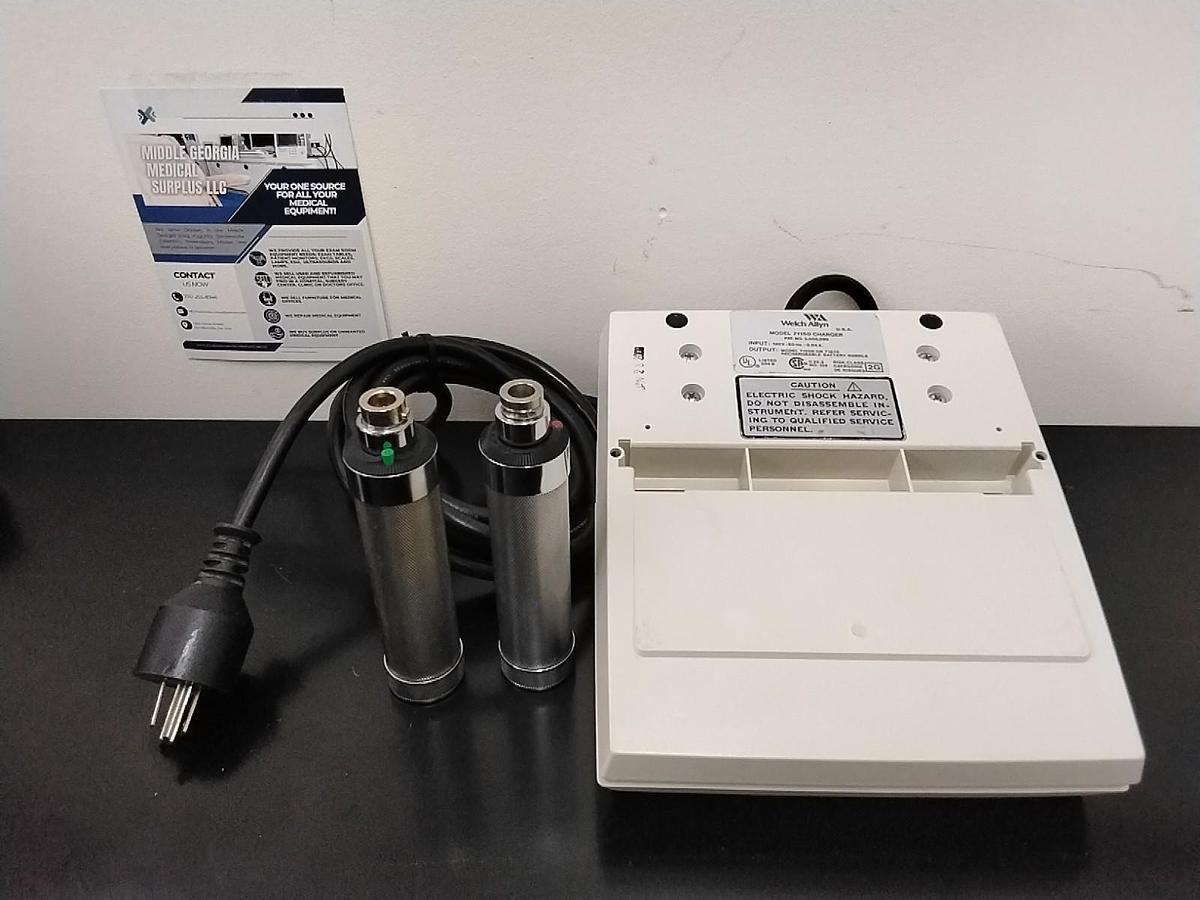 Used Welch Allyn 71150 Charger Base Diagnostic Center With Handles, Ophthalmoscopes