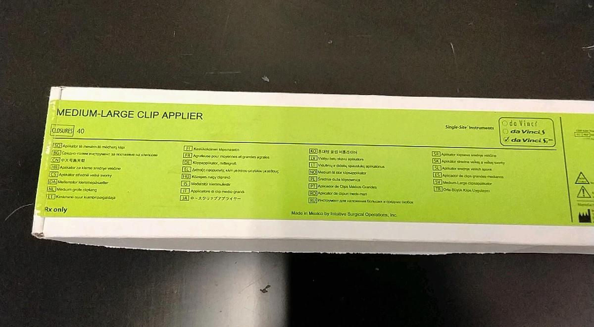 DA VINCI MEDIUM-LARGE CLIP APPLIER 428053