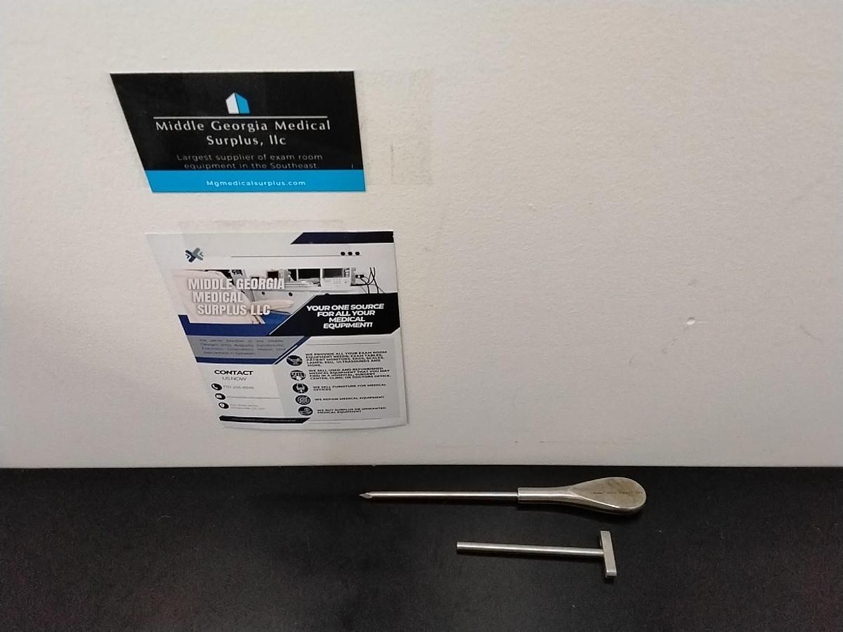 Used Von Mueller RH551-483 Steel 6.5 Inch 4.0mm Tip Trocar and Cannula