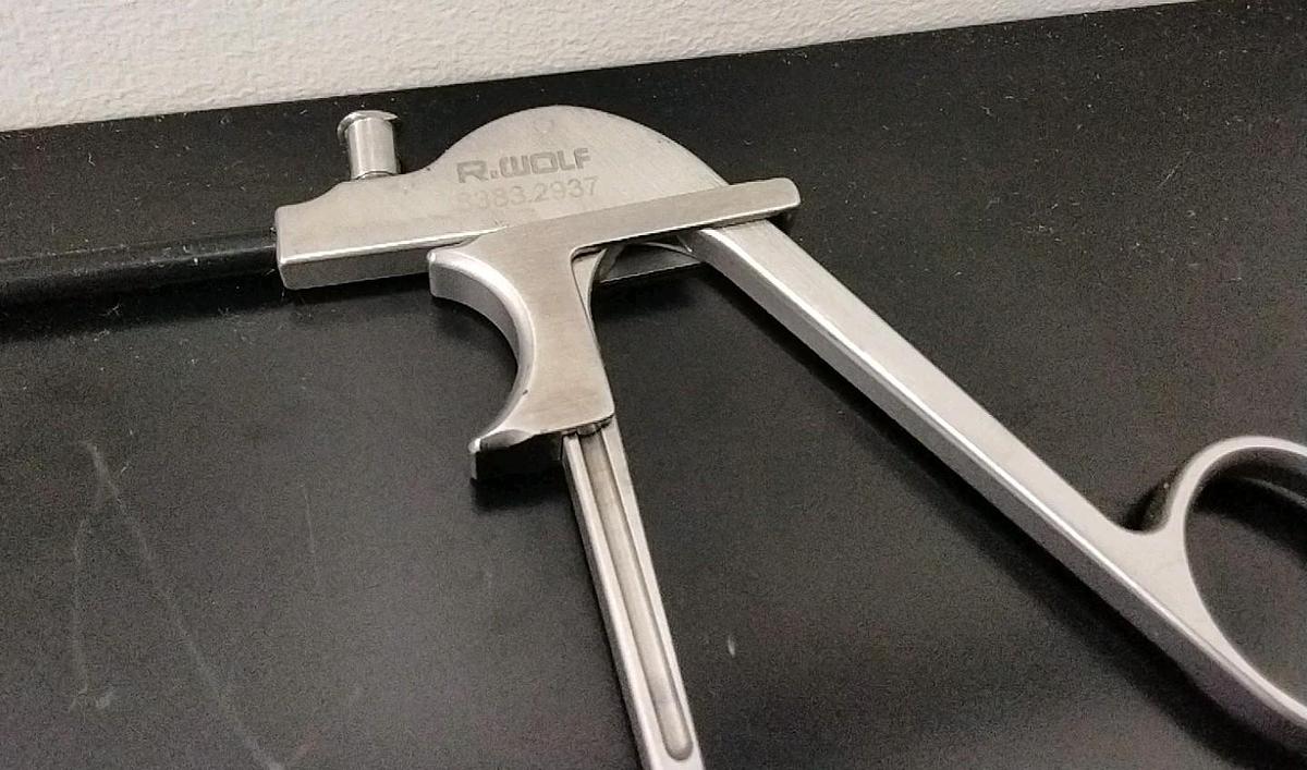 Used Richard Wolf 8383.2937 Waveside Grasper Forceps