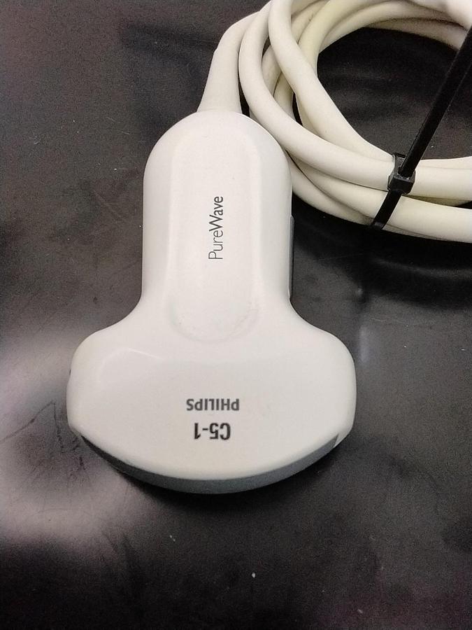 Used PHILIPS C5-1 CONVEX PUREWAVE ULTRASOUND TRANSDUCER PROBE