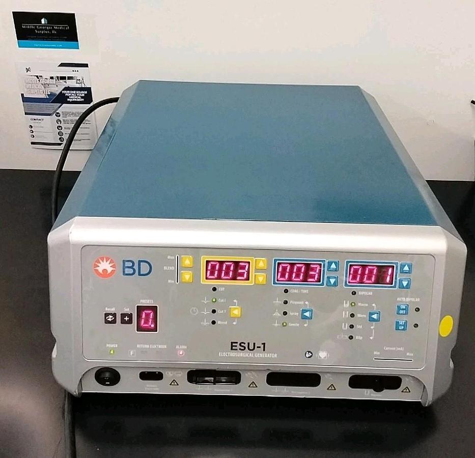Used Becton Dickinson  ESU-1 Electrosurgical  Unit | MFG 2019