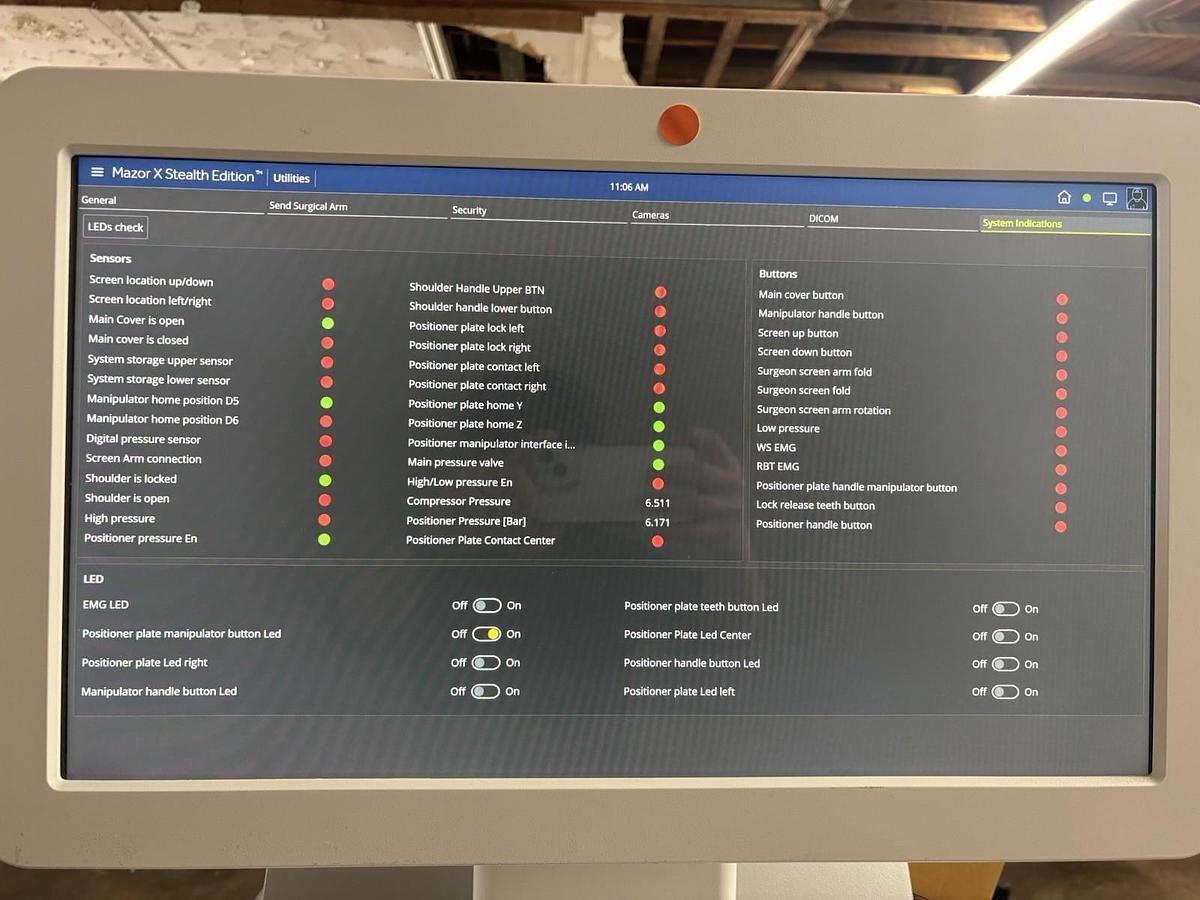 Used Medtronic Mazor X Stealth Robotic Guidance System