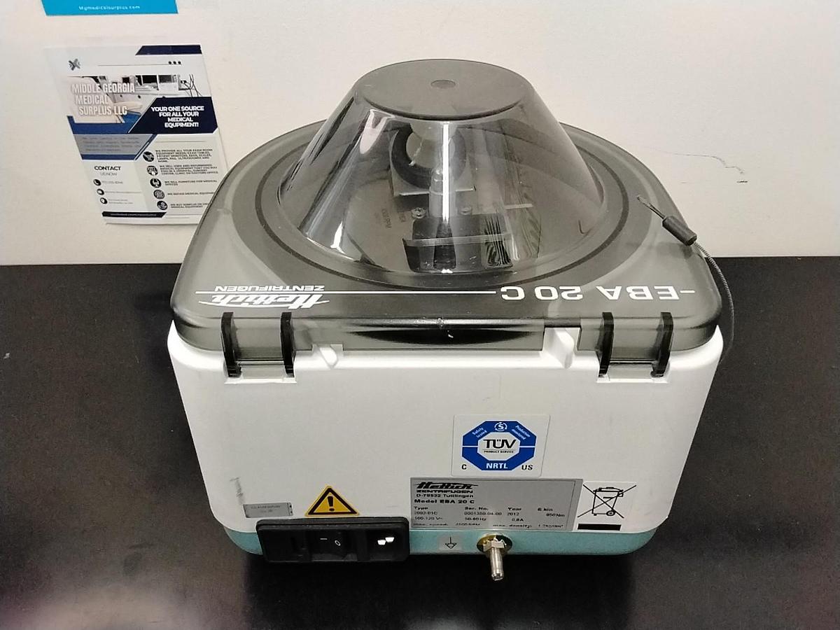 Used Hettich Zentrifugen EBA 20C 4500 RPM Centrifuge