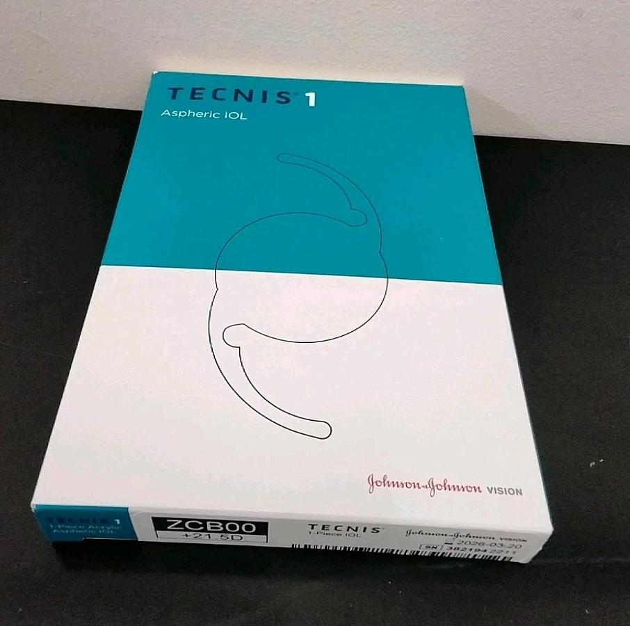 Technis 1 Aspheric IOL ZCB00 21.5D Diopter LENS by JOHSON and JOHNSON