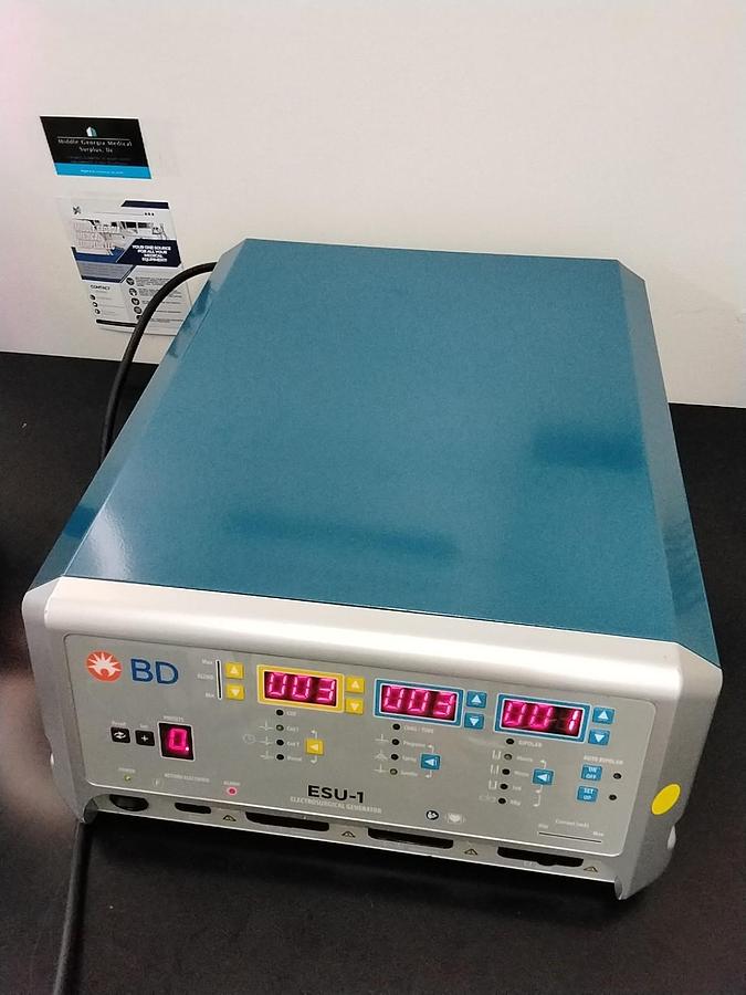 Used Becton Dickinson ESU-1 Electrosurgical Unit | MFG 2019