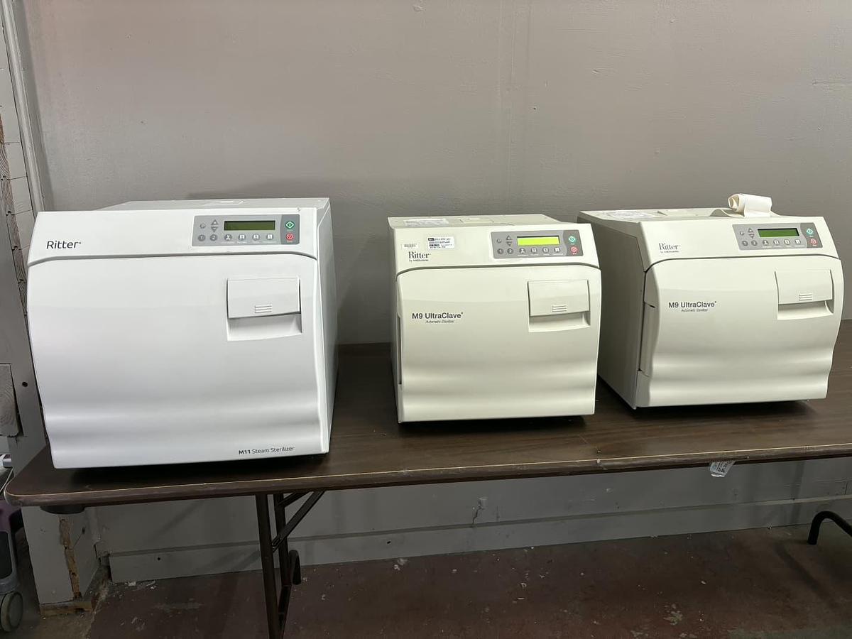 Used Midmark Ritter M11 & M9 Autoclaves